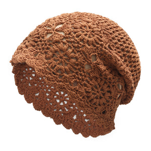 Handmade Crochet Beanie For Teens/Women – Lightweight Summer Boho Style