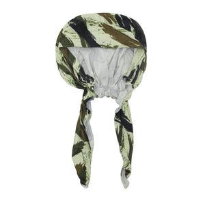 ZLYC Chemo Headwear Pre Tied Head Scarf Headwraps Lightweight Turban Beanie Cap for Women (Camo Green)