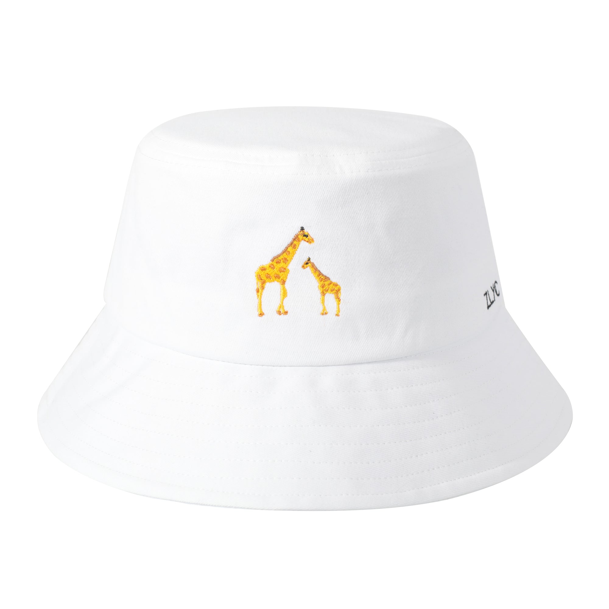 Embroidered Giraffe Bucket Hat